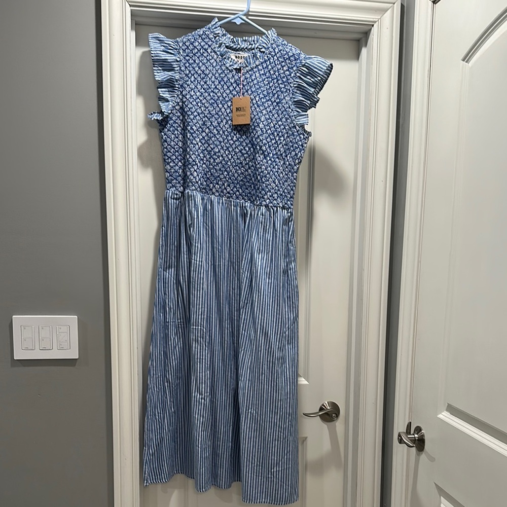 Boden smocked bodice dress